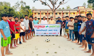 তরুণদের ডিভাইস আসক্তি দূর করতে শুভসংঘের প্রীতি ফুটবল ম্যাচ
