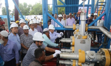 ৫ নম্বর কূপে ওয়ার্কওভার কাজ শুরু, উৎপাদন বাড়বে দিনে ১৫ মিলিয়ন ঘনফুট