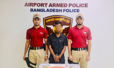 বিমানবন্দরে ৬৩৭৮ পিস ইয়াবাসহ যাত্রী আটক
