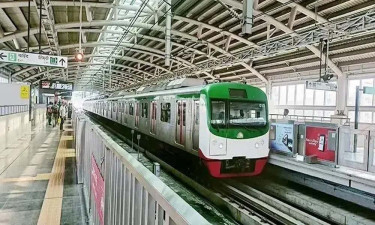 সাময়িক বন্ধের পর চালু হলো মেট্রোরেল