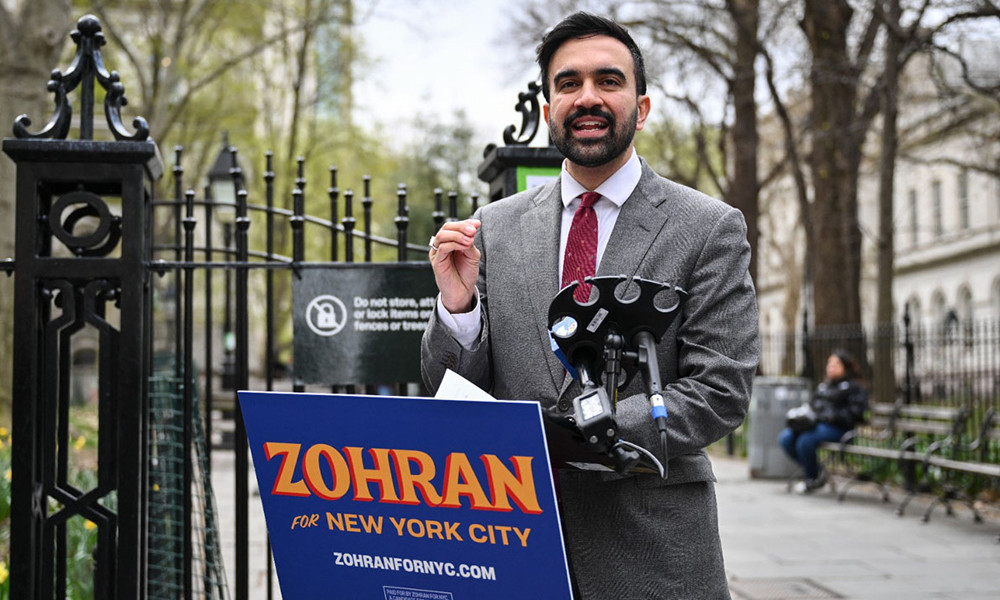 নিউইয়র্কে মেয়র নির্বাচনে এগিয়ে জোহরান মামদানি