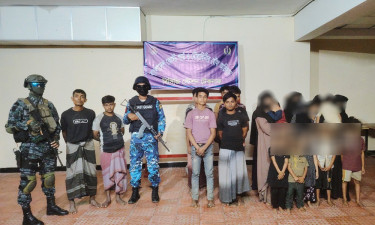 টেকনাফের গহীন পাহাড় থেকে ২৫ নারী-শিশু উদ্ধার