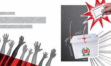 নির্বাচনি উত্তাপে দেশ