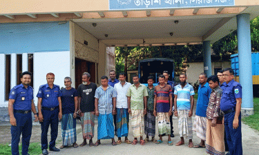সিরাজগঞ্জে জমি নিয়ে বিরোধে একই পরিবারের ৯ জন গ্রেপ্তার