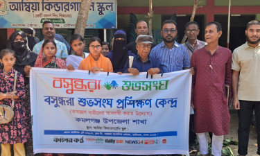 কমলগঞ্জে বসুন্ধরা শুভসংঘের উদ্যোগে সেলাই প্রশিক্ষণ কেন্দ্র চালু