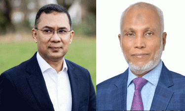 গুলিবিদ্ধ বিএনপি প্রার্থী এরশাদ উল্লাহর পরিবারকে সান্ত্বনা দিলেন তারেক রহমান