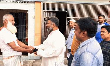 চুয়াডাঙ্গায় বিএনপি প্রার্থী শরীফুজ্জামানের গণসংযোগ
