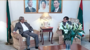 মির্জা ফখরুলের সঙ্গে ফ্রান্সের রাষ্ট্রদূতের সাক্ষাৎ